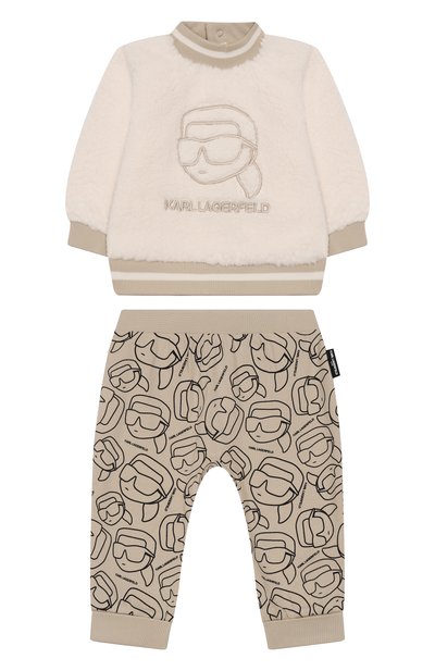 Комплект из свитшота и брюк KARL LAGERFELD KIDS, арт. Z30672