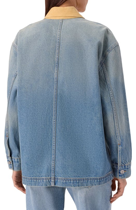 Джинсовая куртка Hayden SLVRLAKE HYDK707SM0JV/HAYDEN CH0RE JACKET Голубой  HYDK707SM0JV/HAYDEN CH0RE JACKET Фото 4