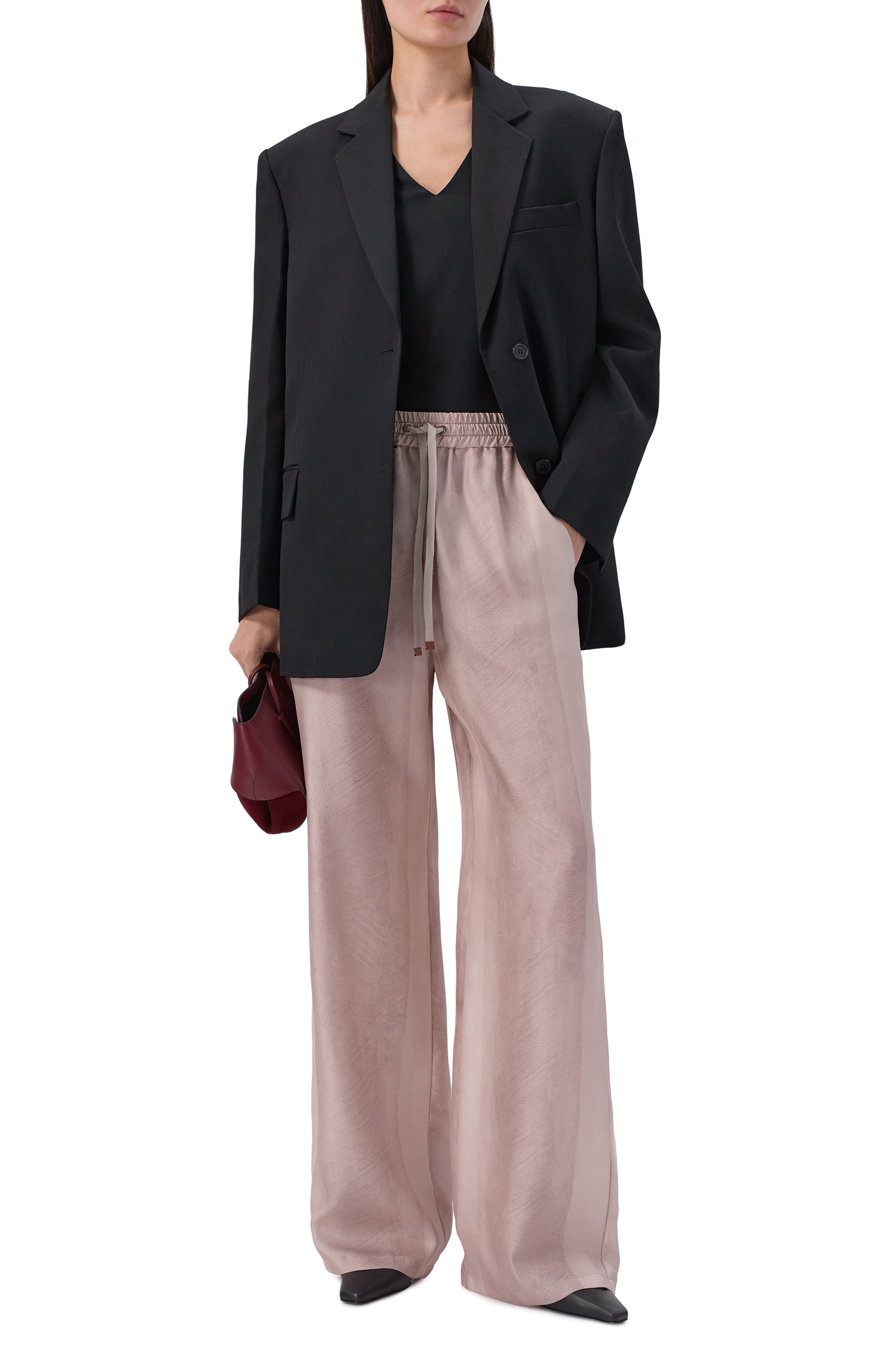 Шелковые брюки LORENA ANTONIAZZI, арт. P2657PA31A/5218, фото 2