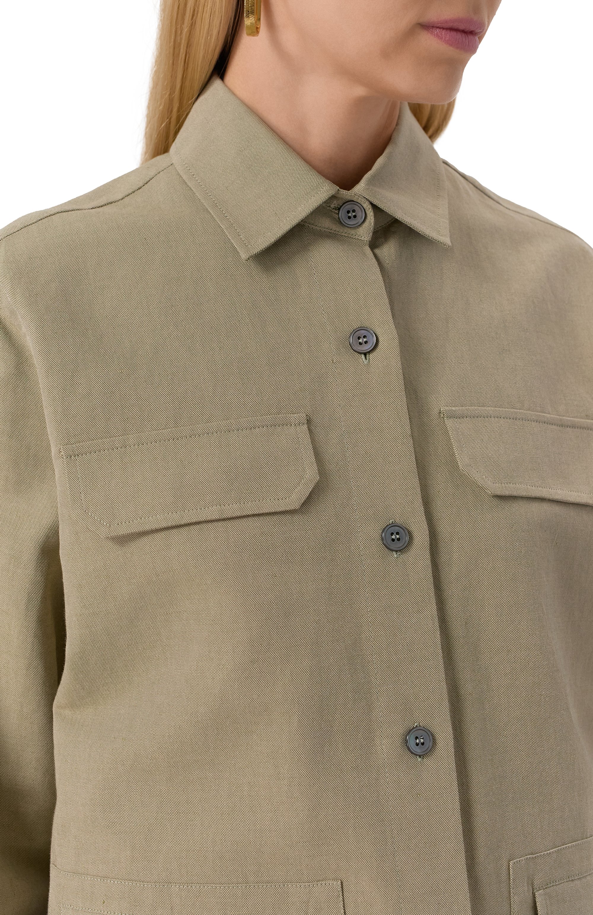 Рубашка из хлопка и льна MVST, арт. M25.2MW.B402, фото 5