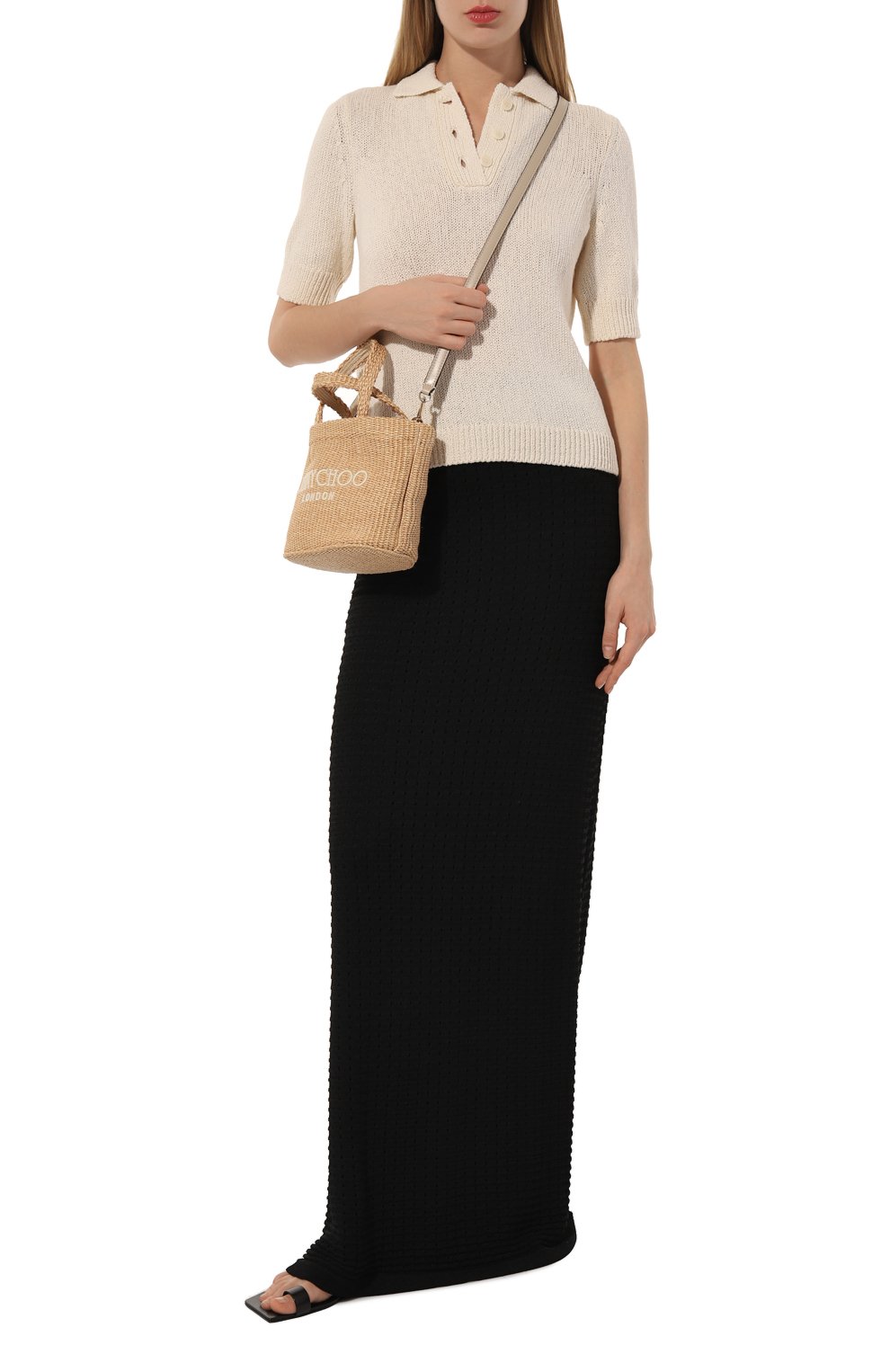 Сумка-тоут ew JIMMY CHOO, арт. BEACH T0TE E/W MINI, фото 7