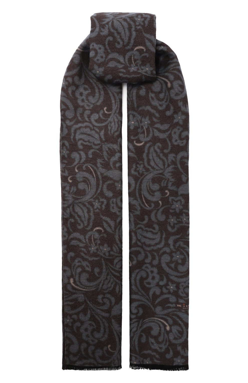 Шелковый шарф KITON, арт. USCIACK0280F20, фото 1