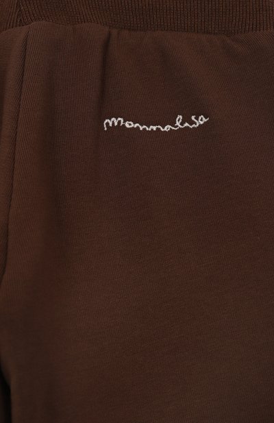 Хлопковые джоггеры MONNALISA, арт. 28F401, фото 3