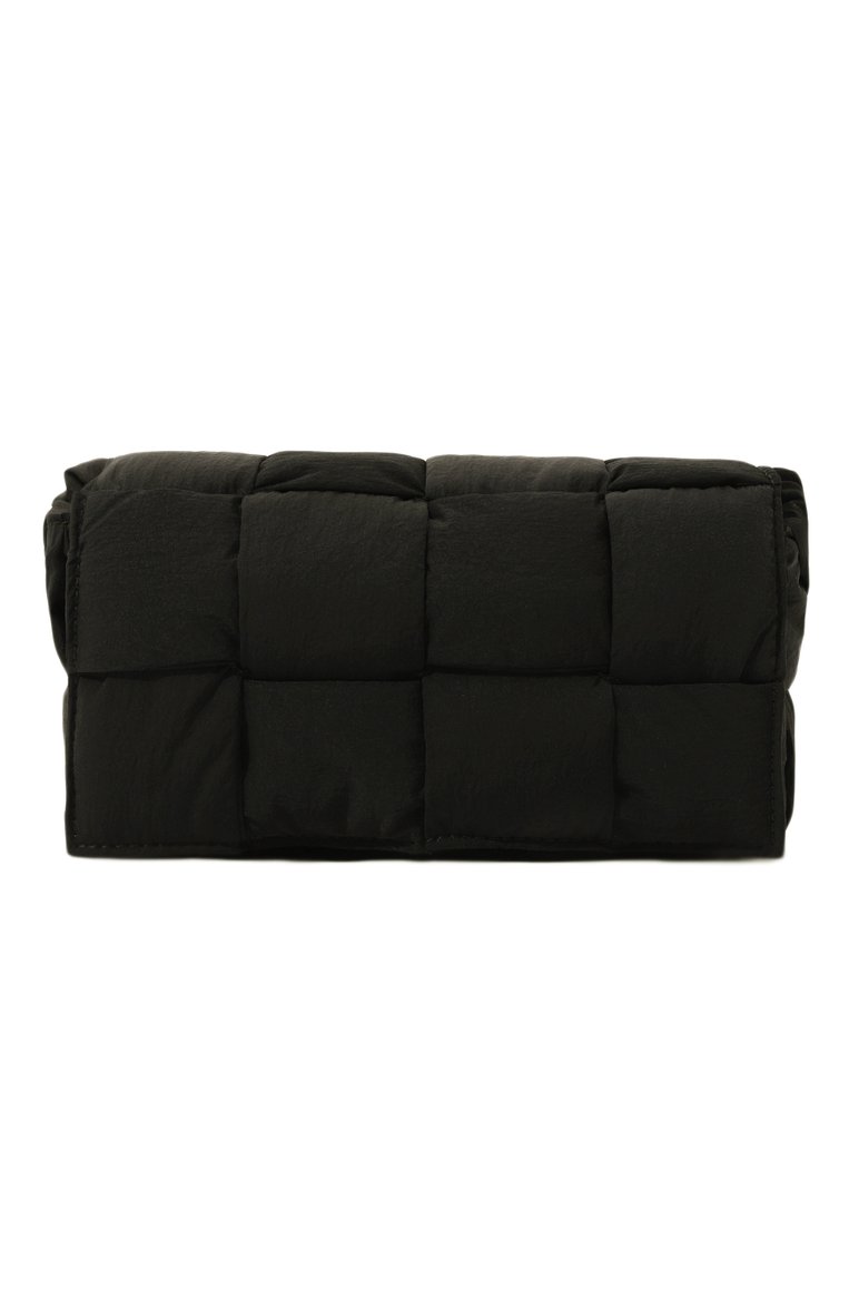 Мужская поясная сумка padded tech cassette BOTTEGA VENETA черного цвета, арт. 679763/VB080 | Фото 1 (Размер: mini; Материал: Текстиль; Ремень/цепочка: На ремешке; Случай: Повседневный)