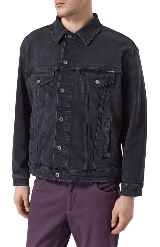 Джинсовая куртка Dolce & Gabbana G9NL5D/G8HW4 Чёрный  G9NL5D/G8HW4 Фото 3