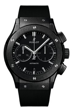 Мужские часы classic fusion chronograph black magic HUBLOT бесцветного цвета, арт. 521.CM.1171.RX | Фото 1 (Механизм: Автомат; Цвет циферблата: Чёрный; Региональные ограничения белый список (Axapta Mercury): Не проставлено; Нос: Не проставлено)