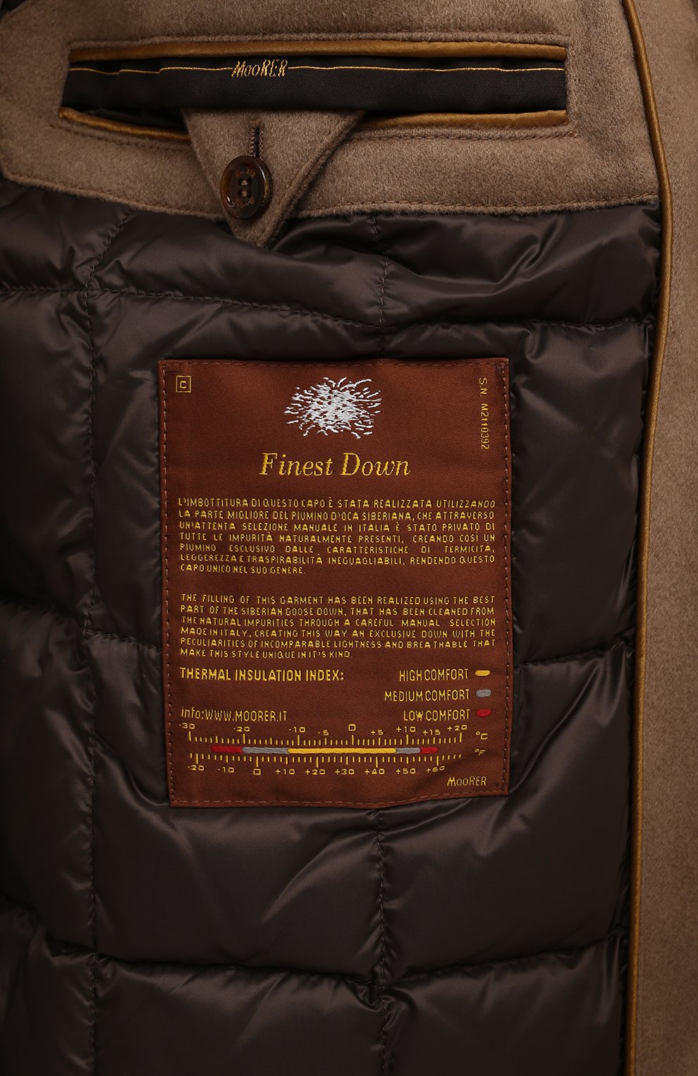 Кашемировое пальто trivor-bab с отделкой из норки MOORER, арт. TRIV0R/BAB, фото 6