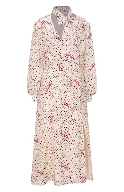 Женское шелковое пла тье VALENTINO, арт. 9B3VAKR5/A9N