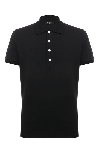 Мужское хлопковое поло BALMAIN, арт. CH1GB000/JB82