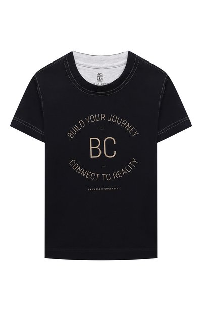 Хлопковая футболка BRUNELLO CUCINELLI, арт. BE857T114A, фото 1