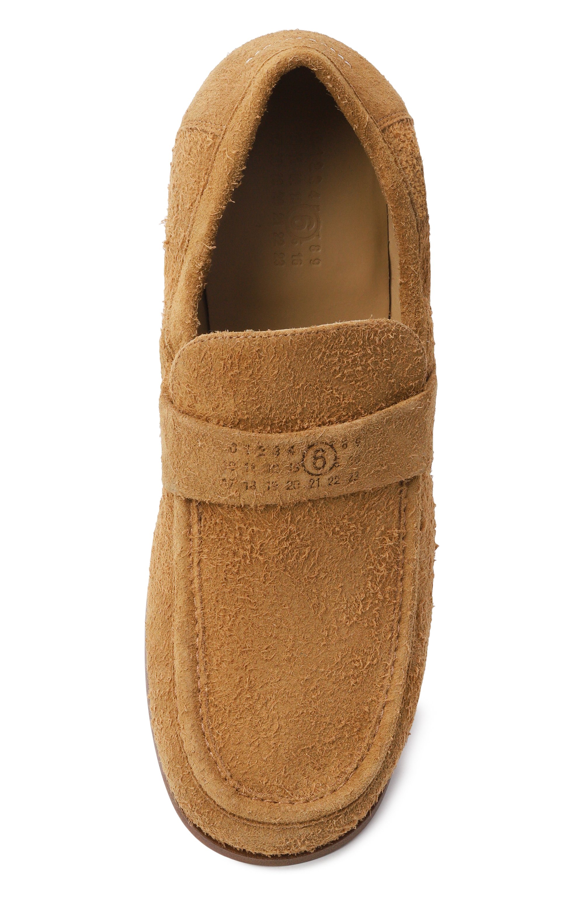 Замшевые лоферы swing-toe MM6, арт. S66WR0034/P7704, фото 6