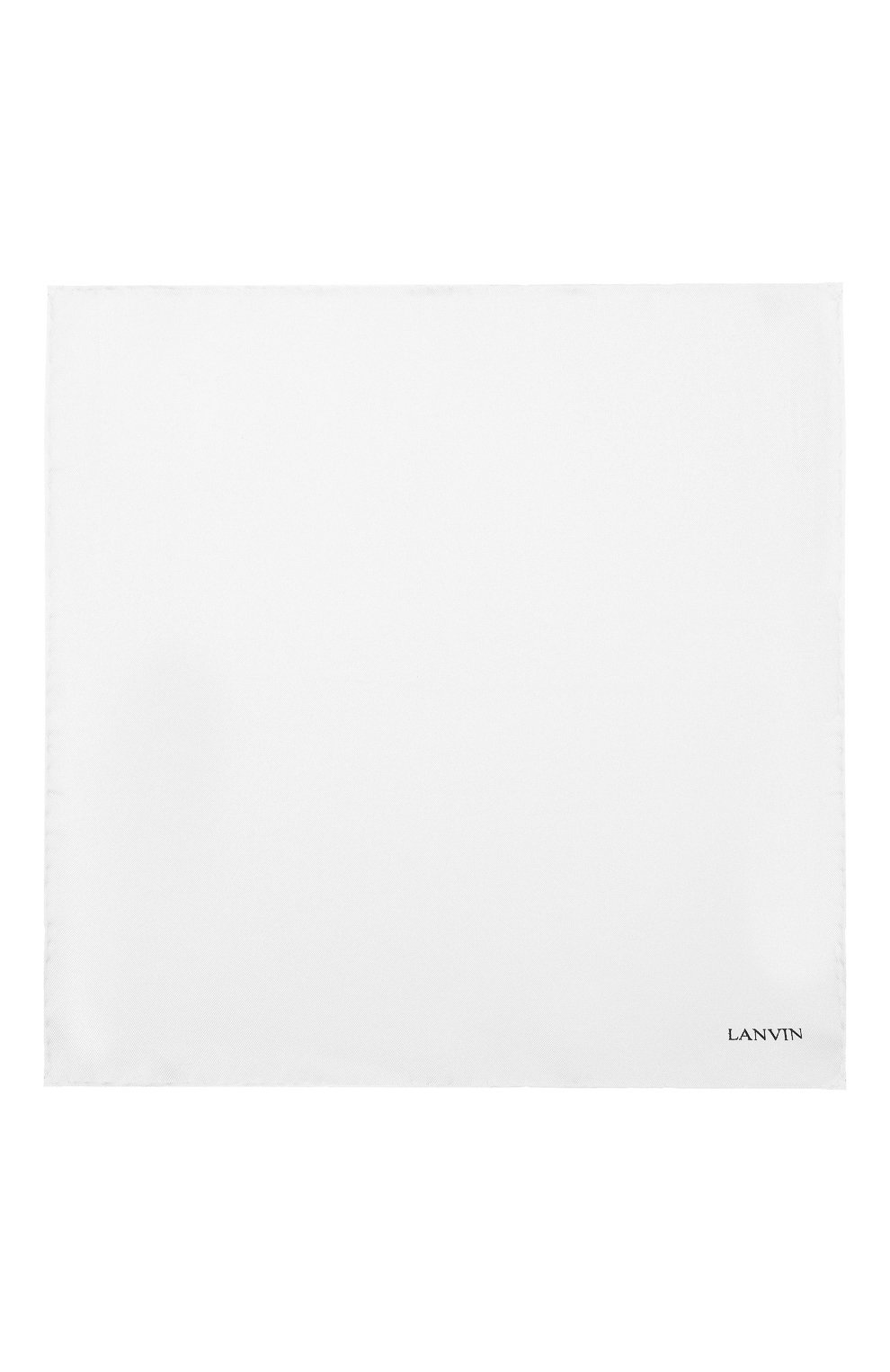 Шелковый платок LANVIN белого цвета по цене 7565 руб., арт. 5738/HANDKERCHIEF, фото 3 Шелковый платок LANVIN, арт. 5738/HANDKERCHIEF, фото 3