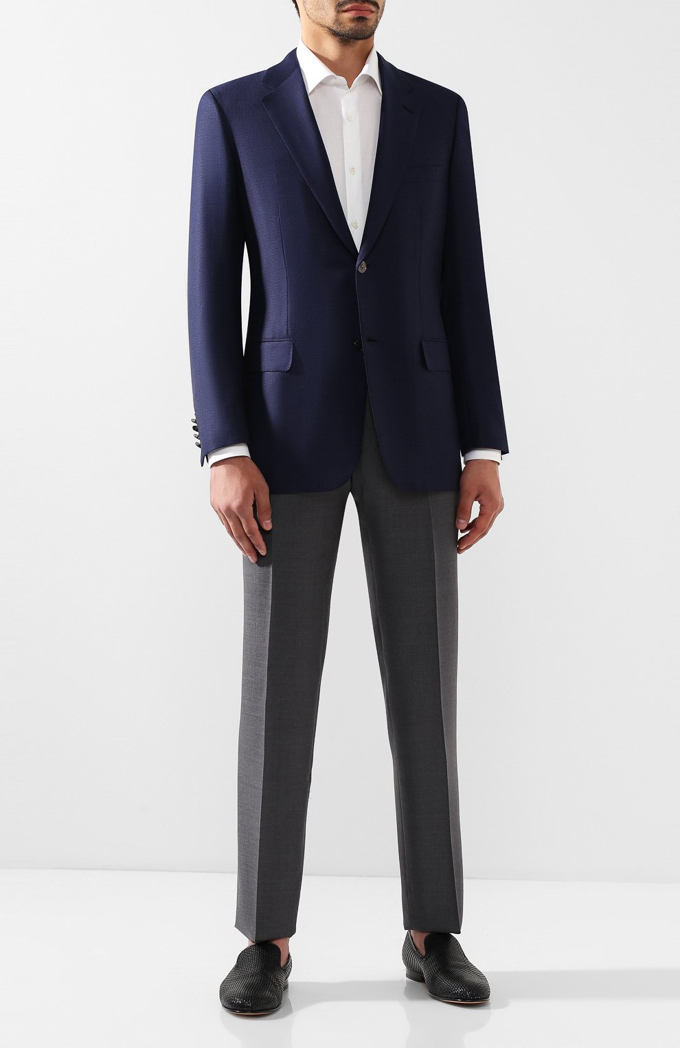 Шерстяной пиджак BRIONI, арт. RGI30L/P8A80/PARLAMENT0, фото 2