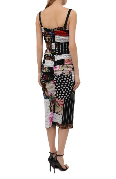 Шелковое платье DOLCE & GABBANA, арт. F6P0CT/GDX84, фото 4