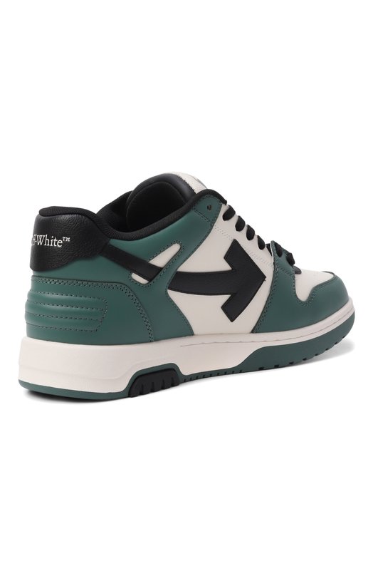 Кожаные кеды Out of Office Off-White 0MIA189F25LEA003 Зелёный  0MIA189F25LEA003 Фото 5