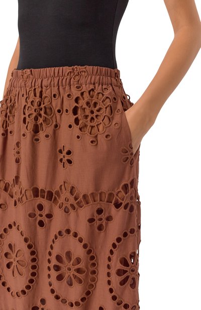 Хлопковая юбка MC2 SAINT BARTH, арт. STBW JENNY/00378H, фото 5