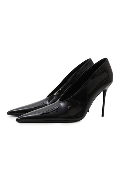 Женские кожаные туфли clara 95 BALMAIN, арт. BN0UA941/LPAT