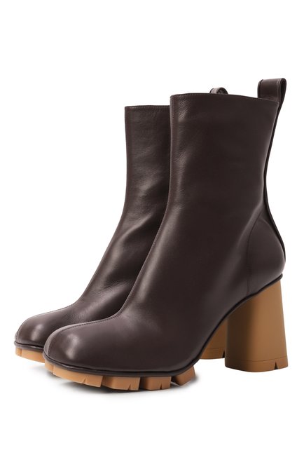 Женские кожаные ботильон�ы shore BOTTEGA VENETA, арт. 796507 V4PS0