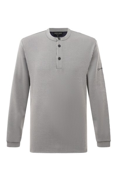 Мужской джемпер из вискозы и хлопка GIORGIO ARMANI, арт. 3DSF50/SJBRZ