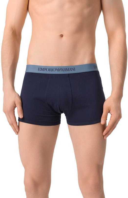 Комплект из трех боксеров Emporio Armani 111625/4F722 Синий  111625/4F722 Фото 6