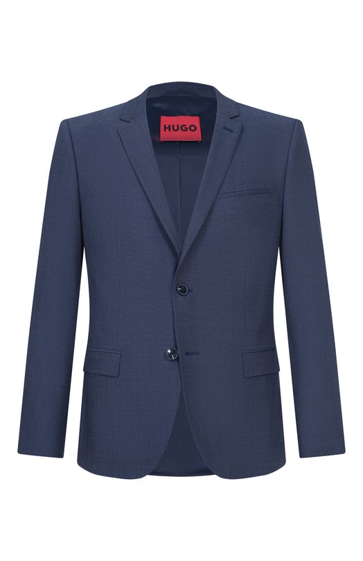 Однобортный пиджак HUGO 50495628 Синий 50495628
