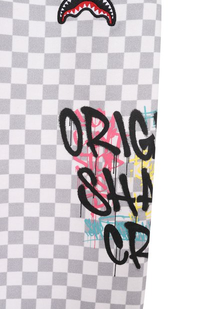 Хлопковые джоггеры SPRAYGROUND, арт. SPY1221E/SHARKS IN THE RIZZ BAGGY PANTS, фото 3