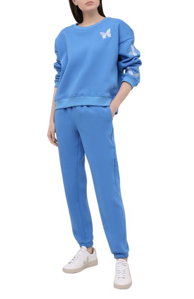 Женский хлопковый костюм SEVEN LAB, арт. SWPW20-but EM bright blue