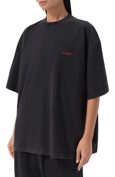 Хлопковая футболка VETEMENTS, арт. MH27TR142B, фото 3