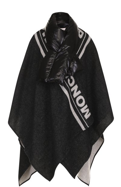 Женская вязаное пончо с шарфом MONCLER, арт. C2-093-00840-00-0840C