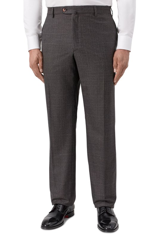 Шерстяной костюм Stefano Ricci S1SF432220/W0019T/60-62 Коричневый  S1SF432220/W0019T/60-62 Фото 6