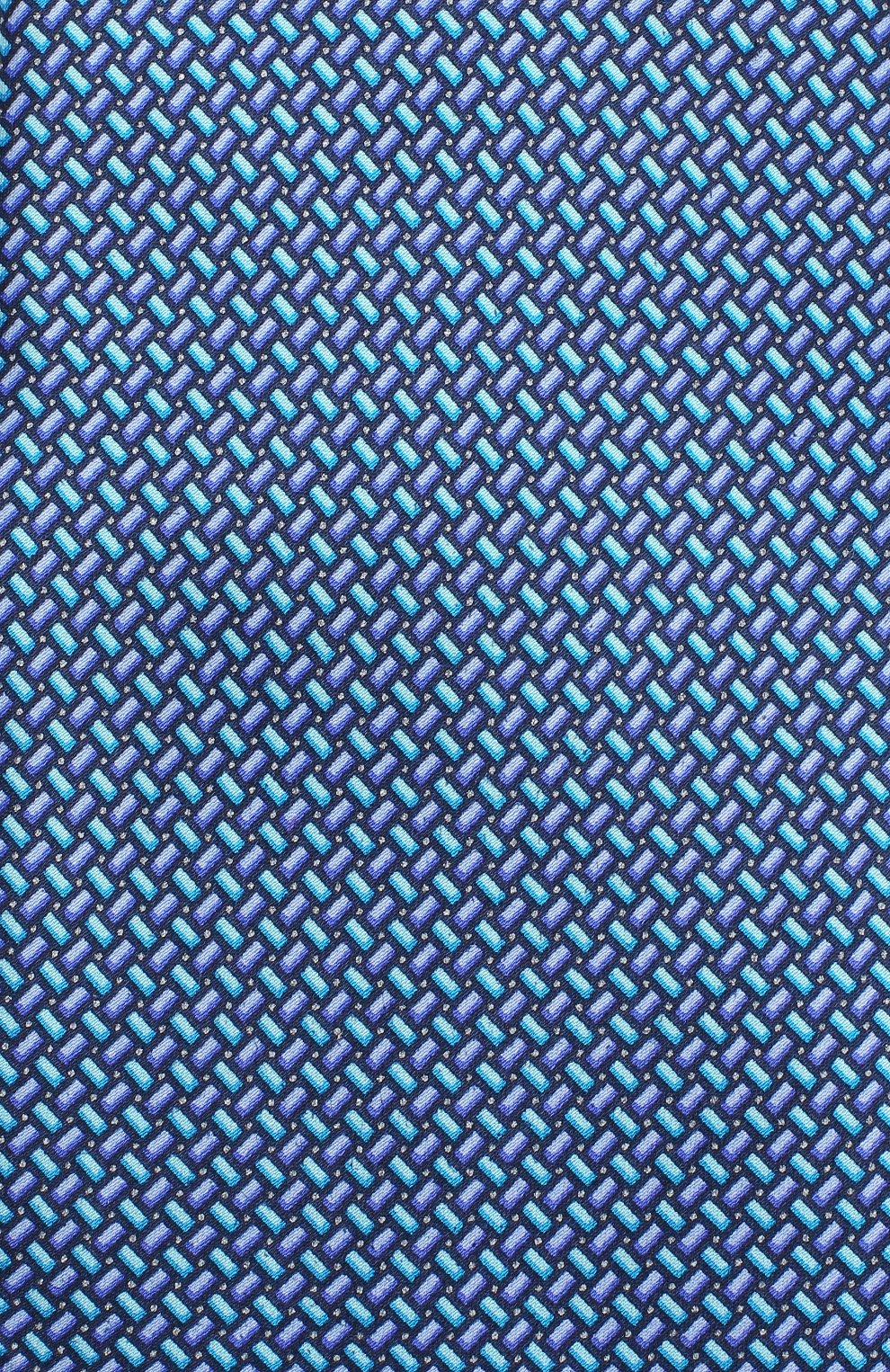Шелковый галстук CANALI синего цвета по цене 10950 руб., арт. 18/HS02117, фото 3 Шелковый галстук CANALI, арт. 18/HS02117, фото 3