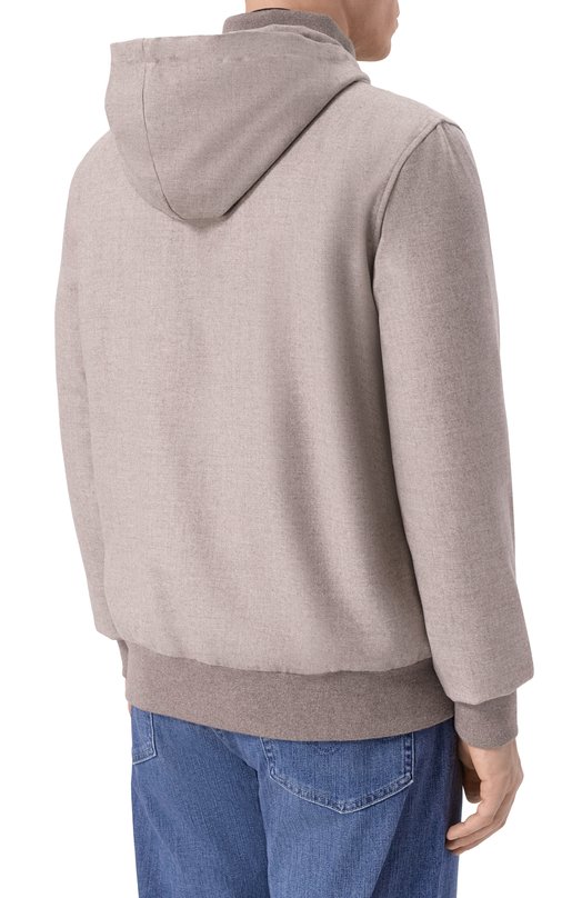 Шерстяная толстовка Capobianco 19M403.FA00. Бежевый  19M403.FA00. Фото 4