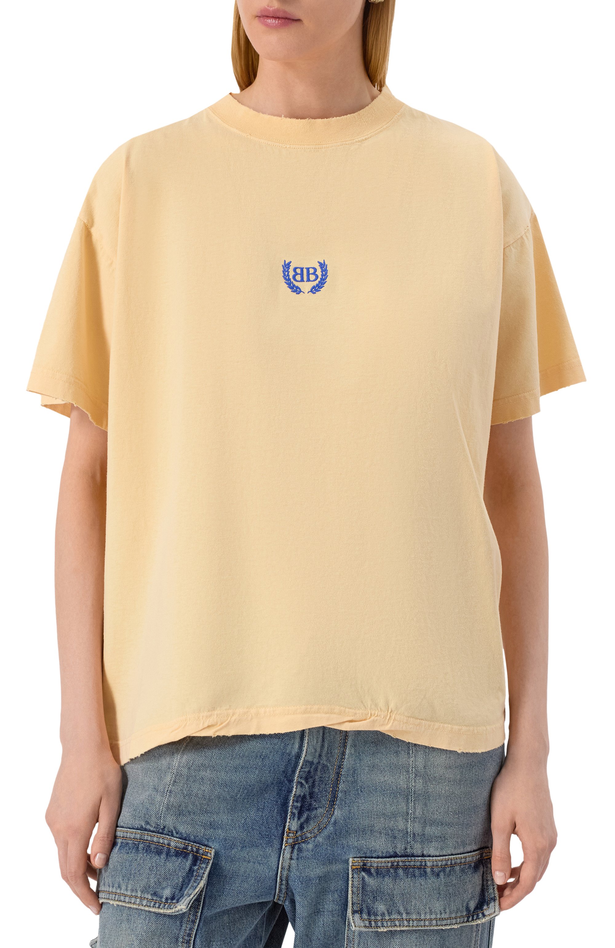 Хлопковая футболка BALENCIAGA, арт. 826344/TSVC9, фото 3