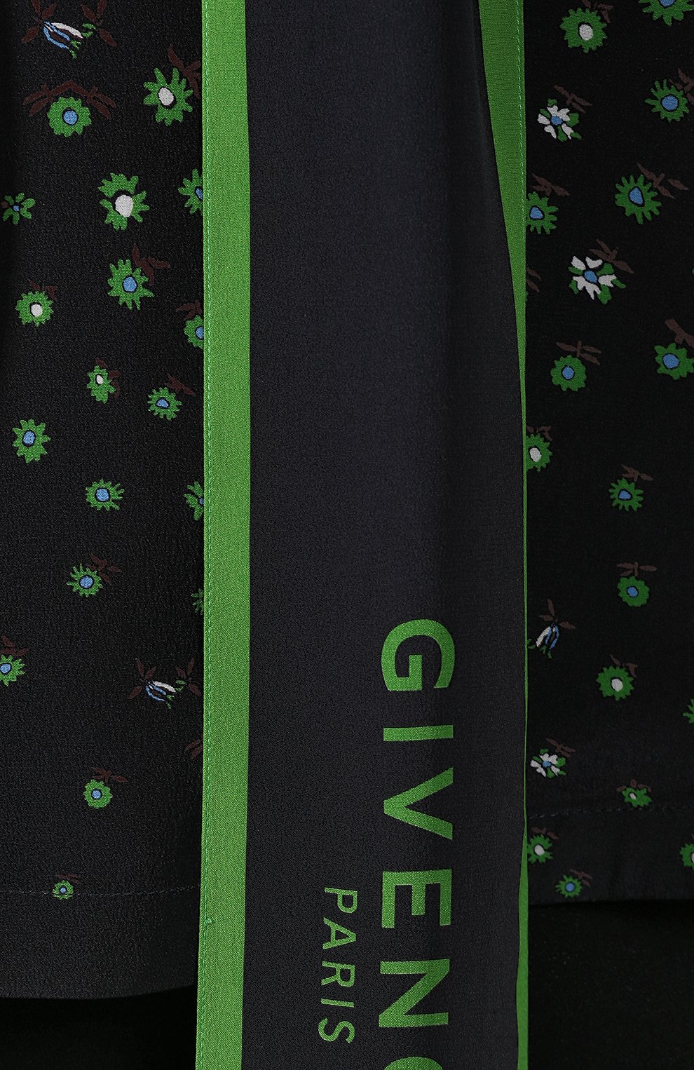 Шелковый топ GIVENCHY зеленого цвета по цене 117500 руб., арт. BW60GA121L, фото 5 Шелковый топ GIVENCHY, арт. BW60GA121L, фото 5