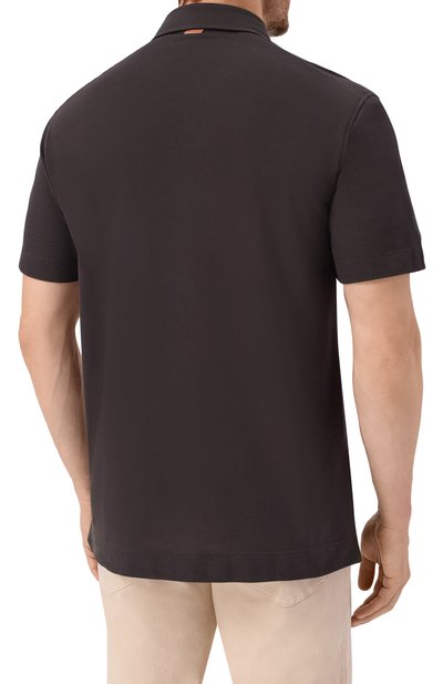 Хлопковое поло ZEGNA, арт. F752/UF392A9, фото 4