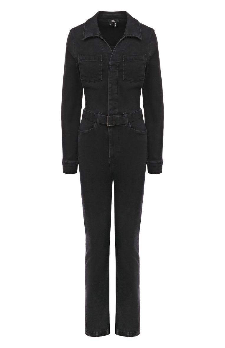 Женский темно-серый джинсовый комбинезон manhattan jumpsuit PAIGE ...