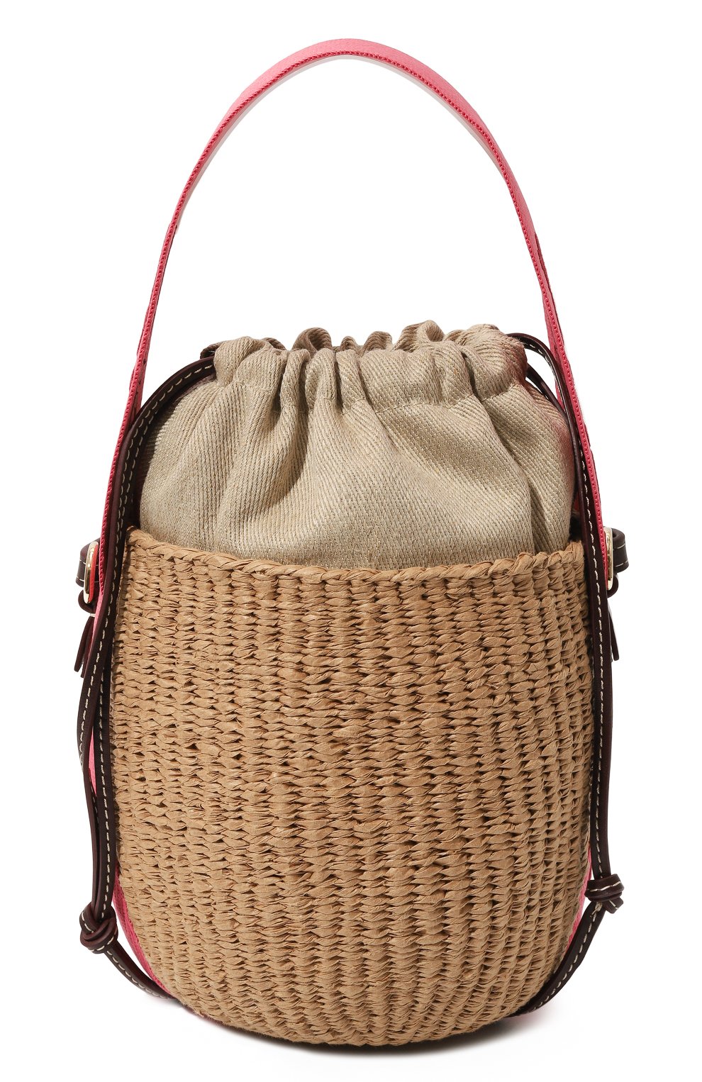 Сумка chloé x mifuko woody small CHLOÉ, арт. CHC23AS381L18, фото 1