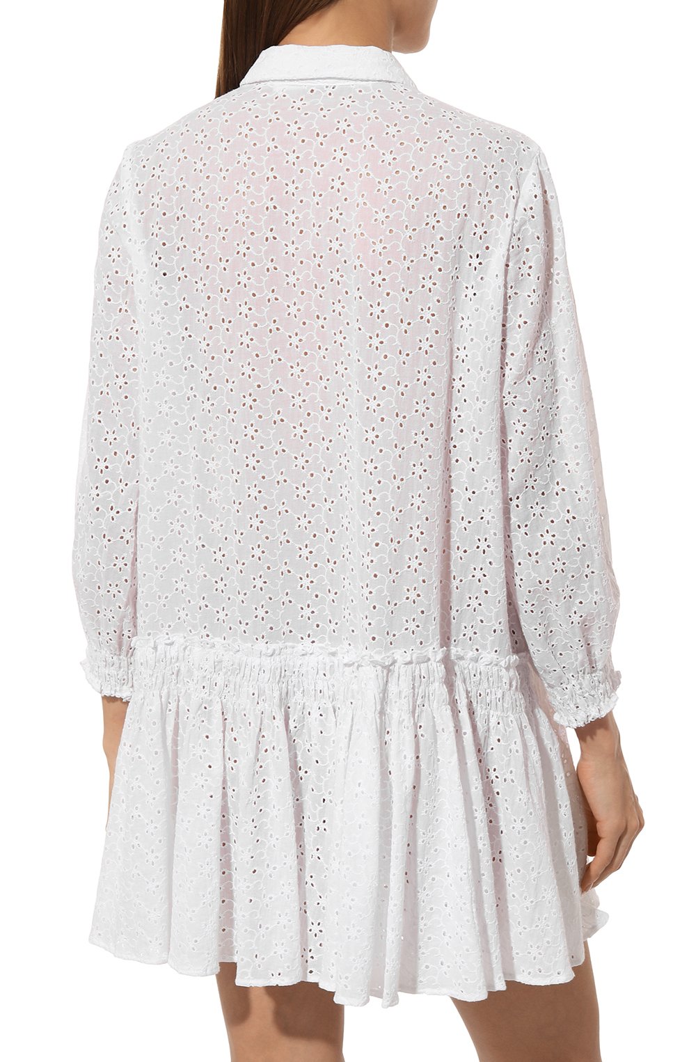 Хлопковое платье POUPETTE ST BARTH, арт. WTNR24N0WI0, фото 4