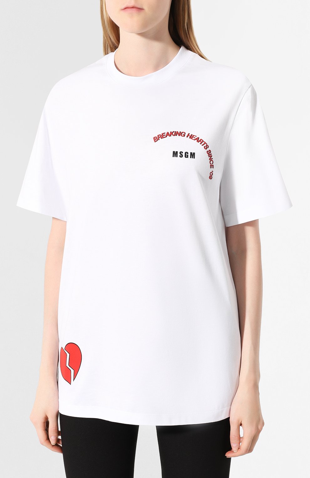 Хлопковая футболка MSGM, арт. 2742MDM209 195797, фото 3