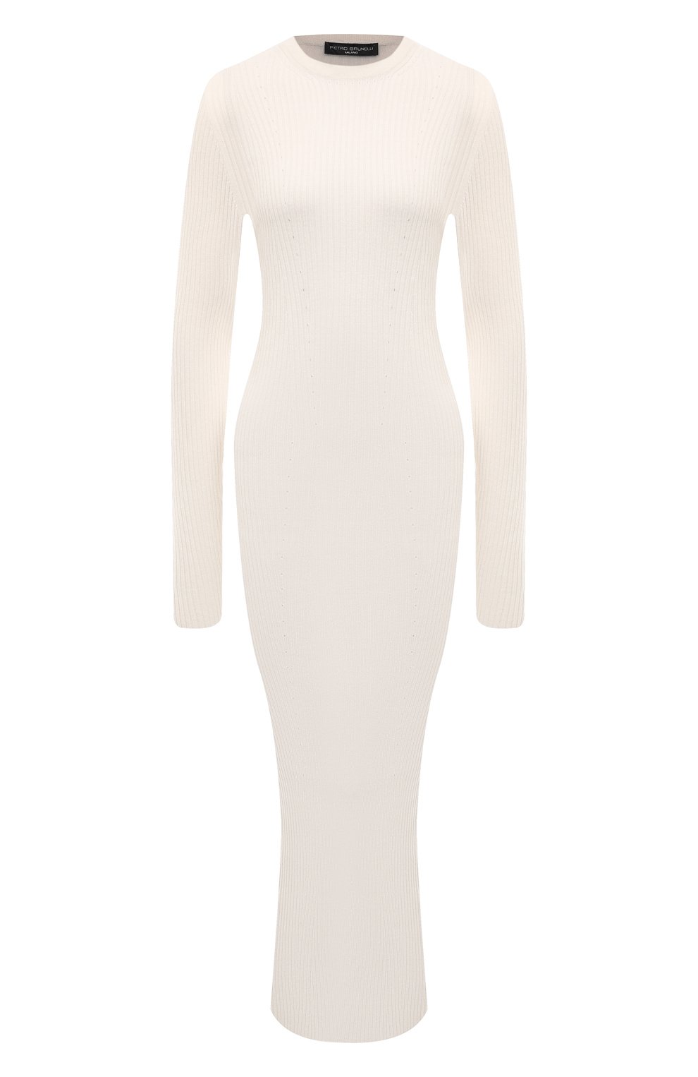 Платье PIETRO BRUNELLI белого цвета по цене 19950 руб., арт. AGM059/VIM038/0002, фото 1 Платье PIETRO BRUNELLI, арт. AGM059/VIM038/0002, фото 1