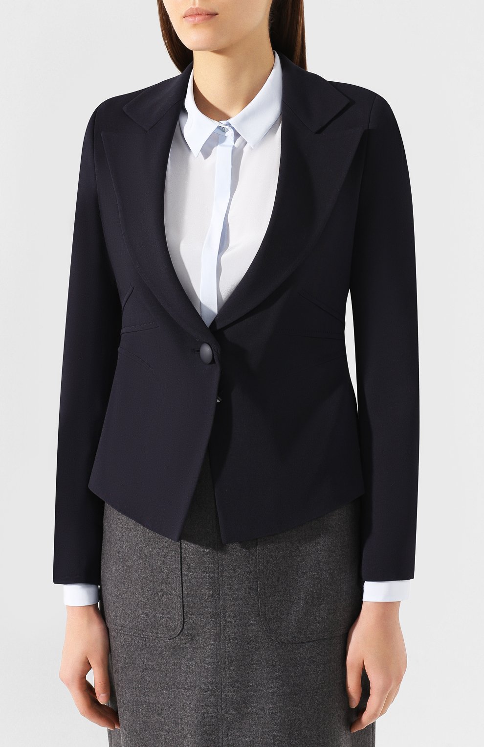 Жакет из смеси вискозы и шерсти EMPORIO ARMANI, арт. 4NG23T/42009, фото 3