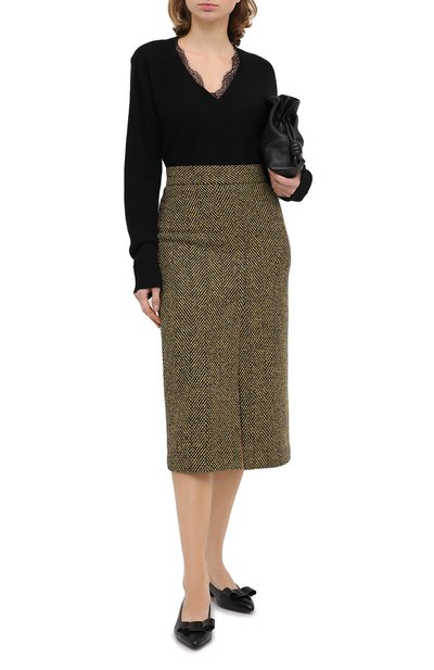 Юбка REDVALENTINO хаки цвета по цене 39950 руб., арт. UR0RAF05/5CR, фото 2 Юбка REDVALENTINO, арт. UR0RAF05/5CR, фото 2