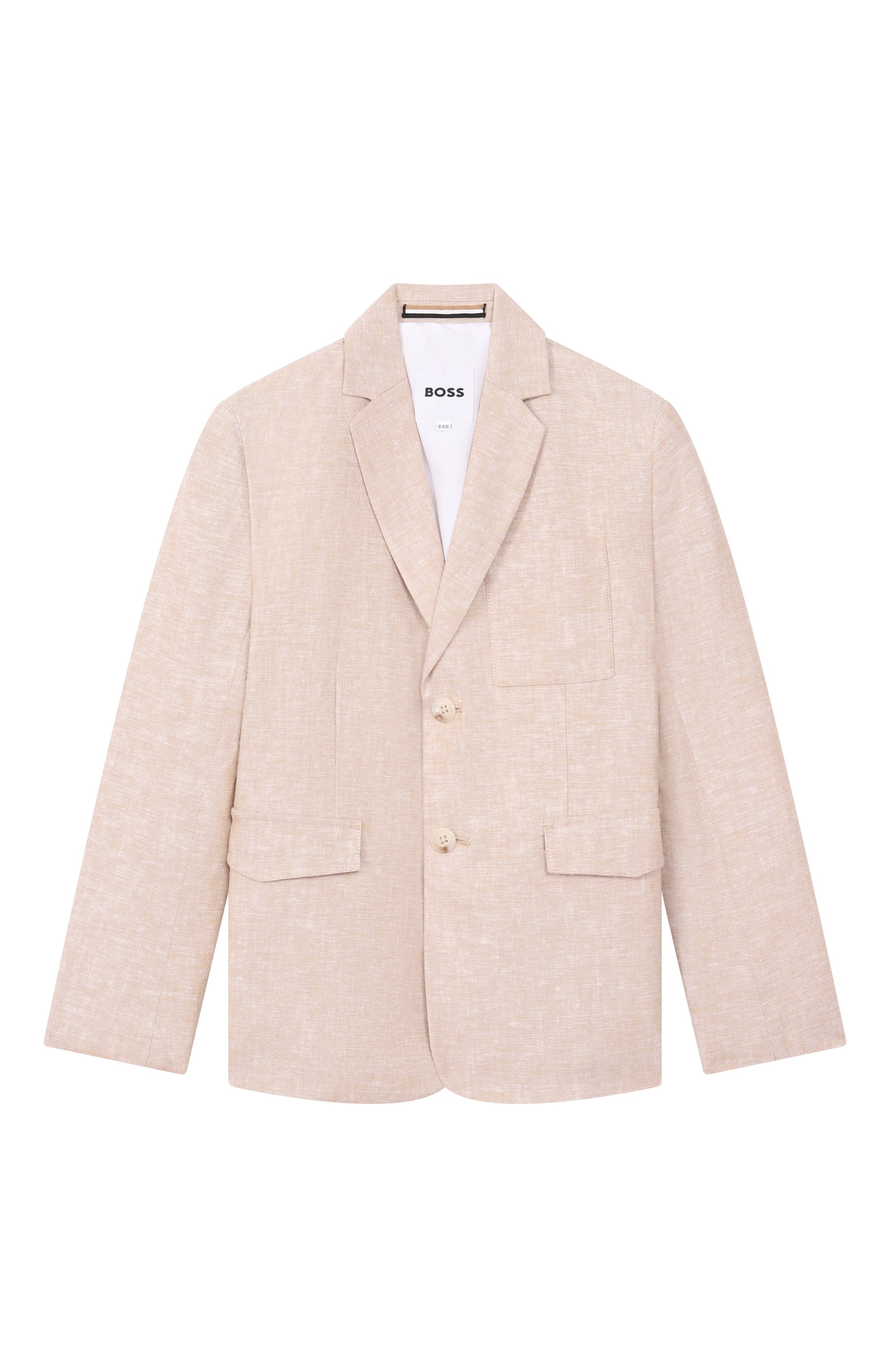 Пиджак изо льна и вискозы BOSS, арт. J52992, фото 1