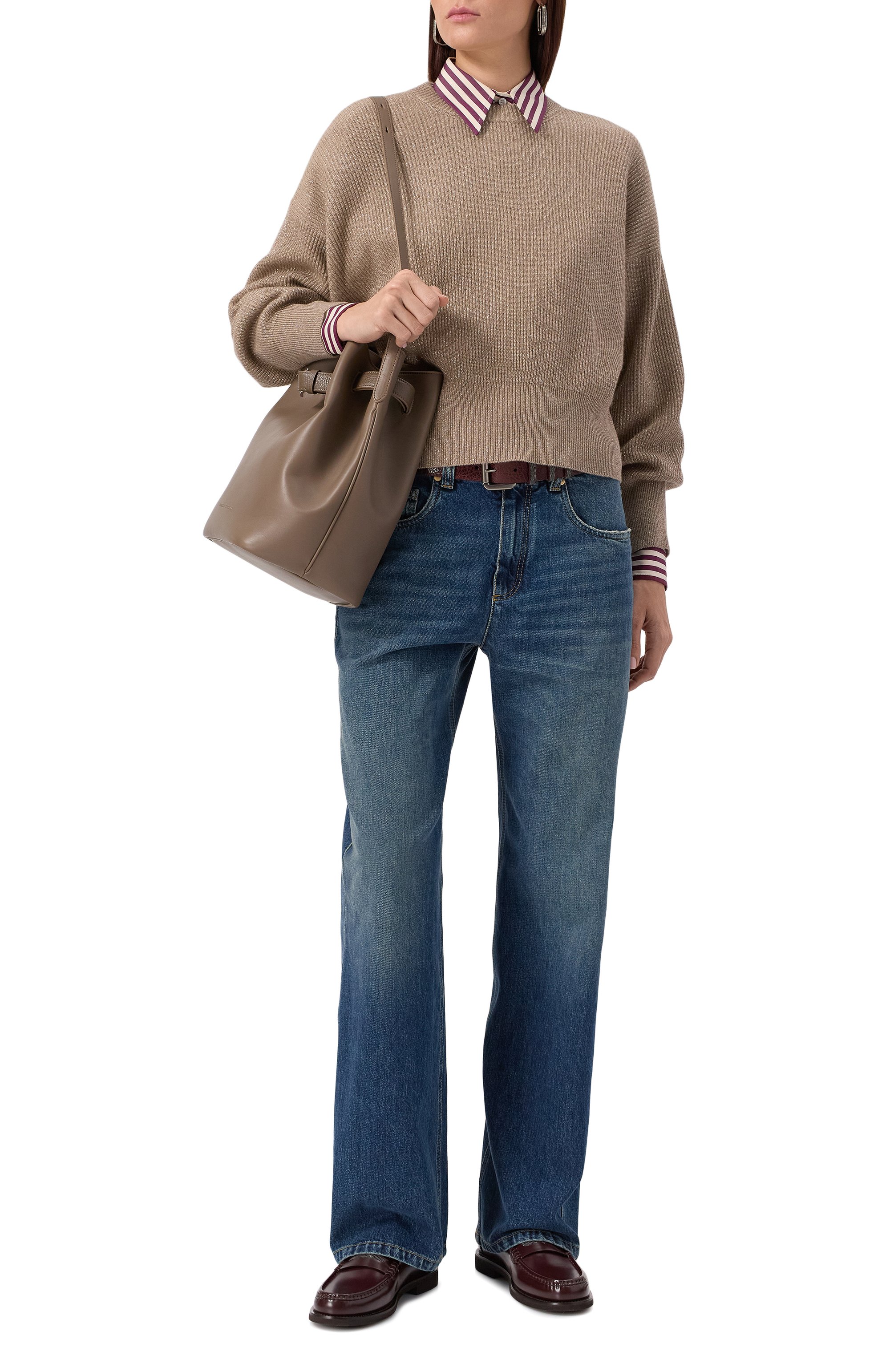 Свитер из кашемира и вискозы BRUNELLO CUCINELLI, арт. M1E224700, фото 2