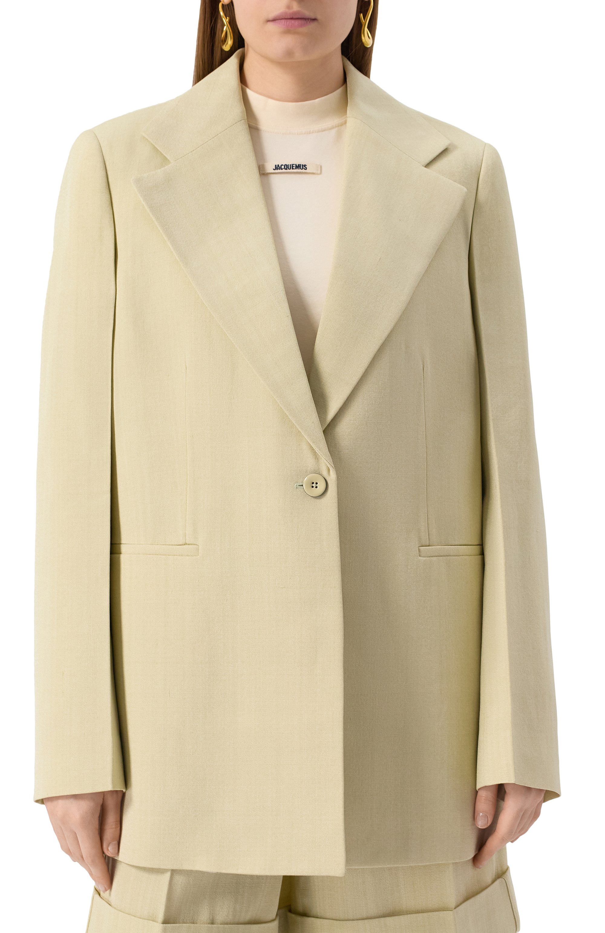 Жакет из вискозы и шелка JIL SANDER, арт. J02BN0201-J65005, фото 3