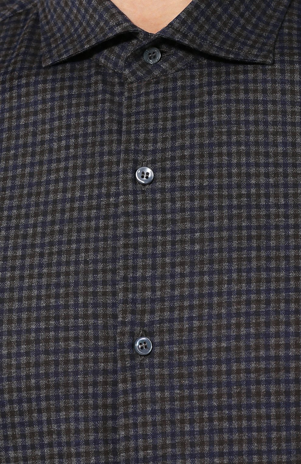 Хлопковая сорочка LORO PIANA, арт. FAI7796, фото 5