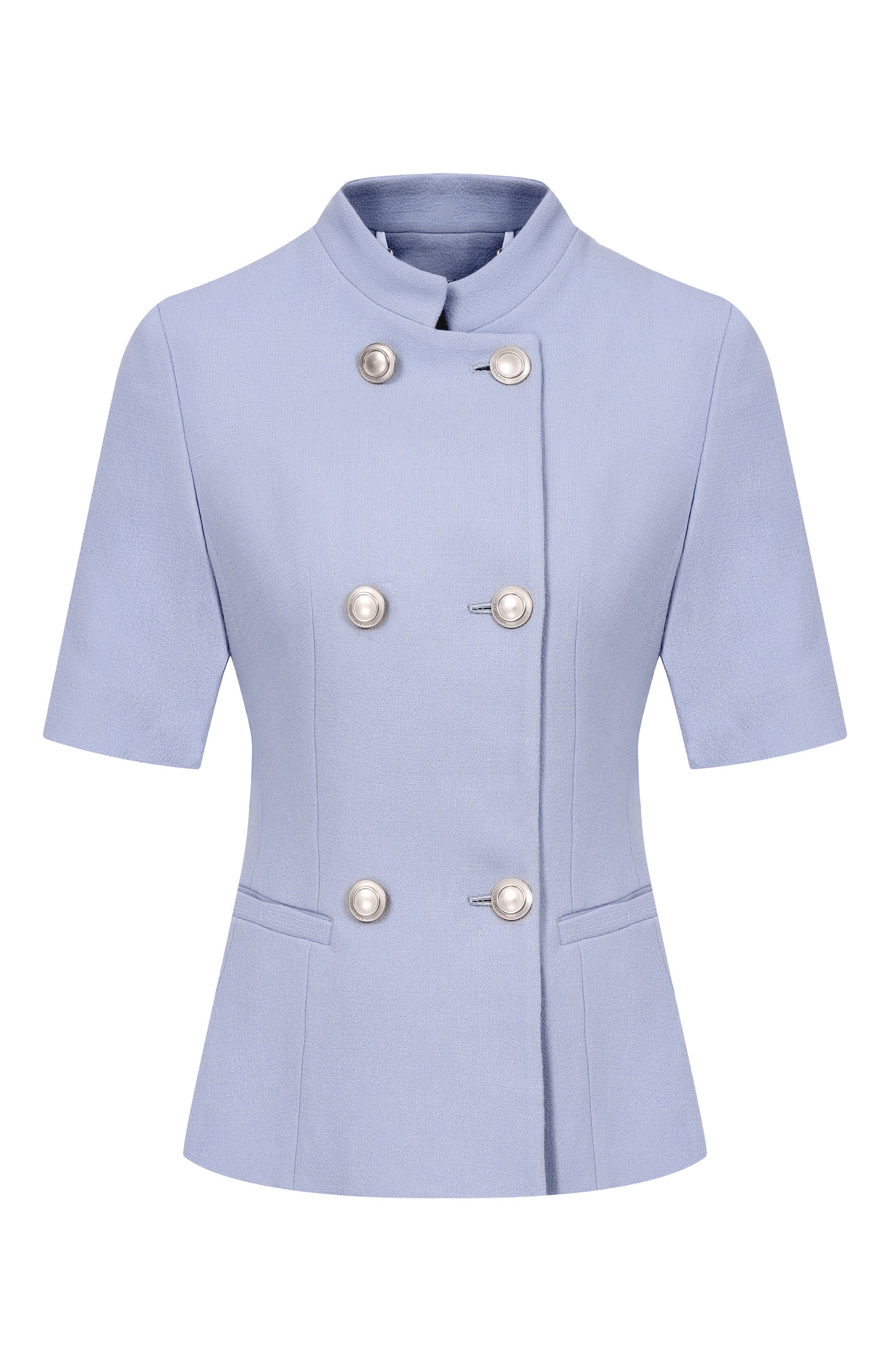 Шерстяной жакет KITON голубого цвета по цене 474000 руб., арт. D59504K05P54, фото 1 Шерстяной жакет KITON, арт. D59504K05P54, фото 1