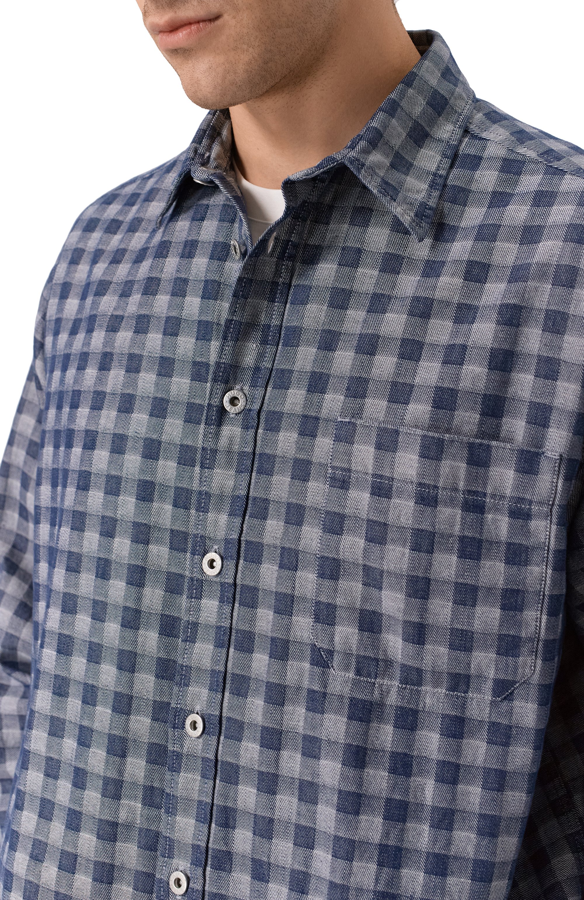 Хлопковая рубашка HUGO BLUE, арт. 50556347, фото 5