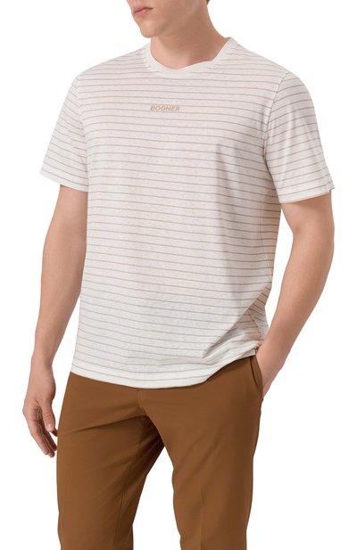 Футболка из хлопка и льна BOGNER, арт. 58189486, фото 3