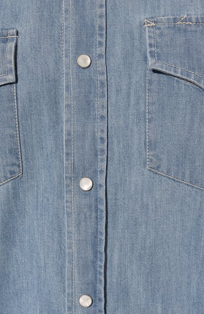 Джинсовая ру�башка BRUNELLO CUCINELLI, арт. MH1924008, фото 5